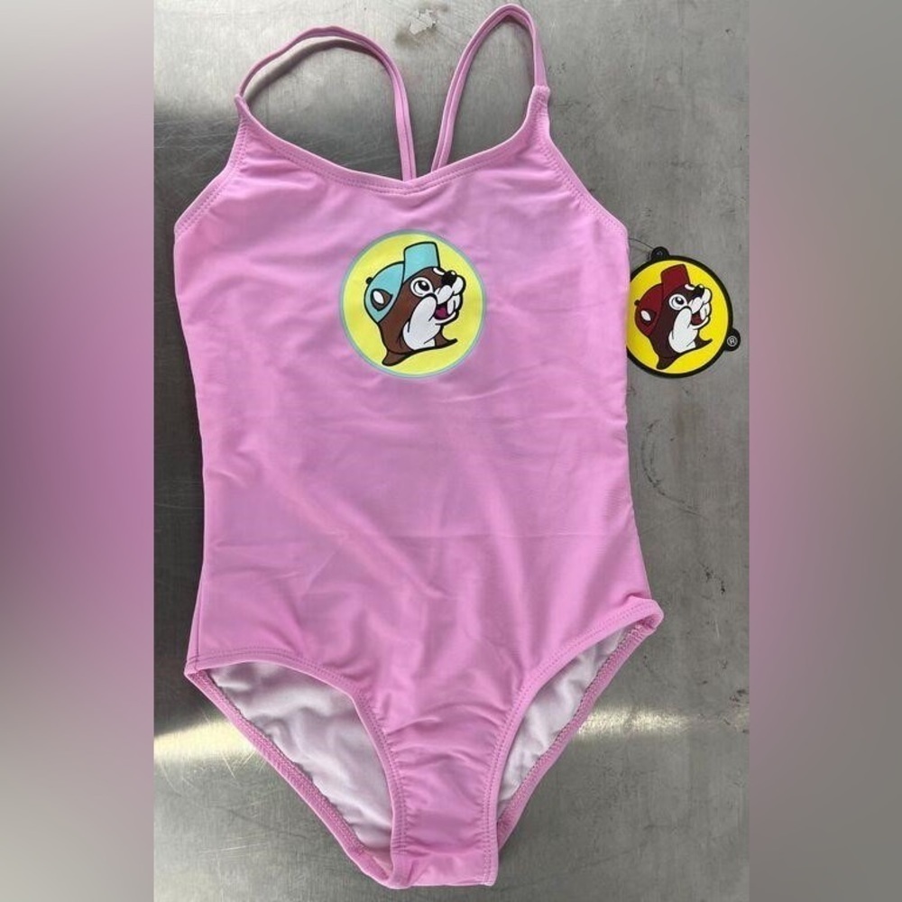 Bucee's Girl's 1-Piece Bathing Suit YM NWT